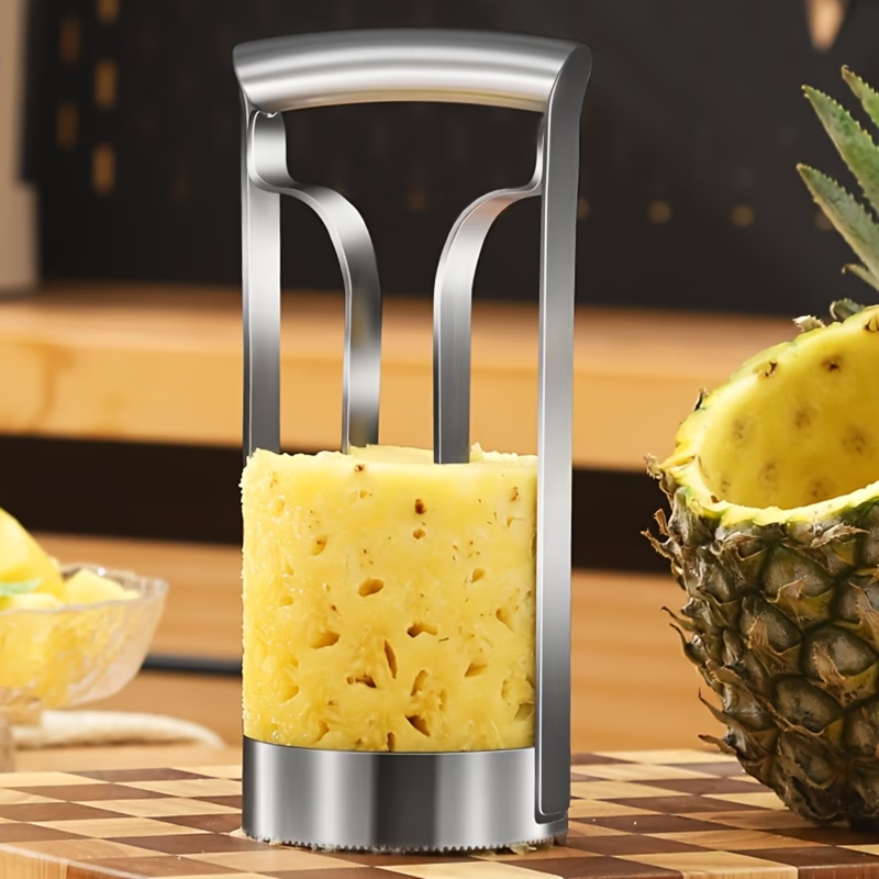 Pineapple Corer Slicer - パイナップルピーラー芯抜きツール、コアラースライサーピーラー、パイナップルカッター芯分離ツール、フルーツハートグレーターツール