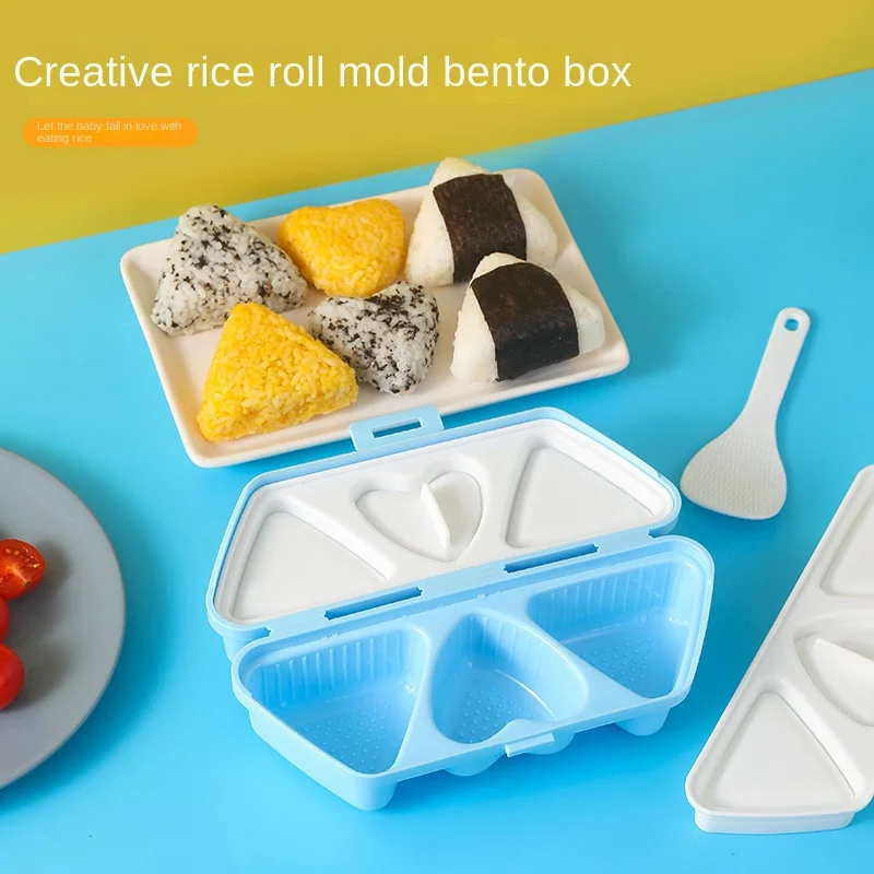 Meal Prep With Rice - 折りたたみポータブル三角形愛寿司ライスツール米と野菜ロールボックス日本製 6 リンク金型弁当箱食事の準備