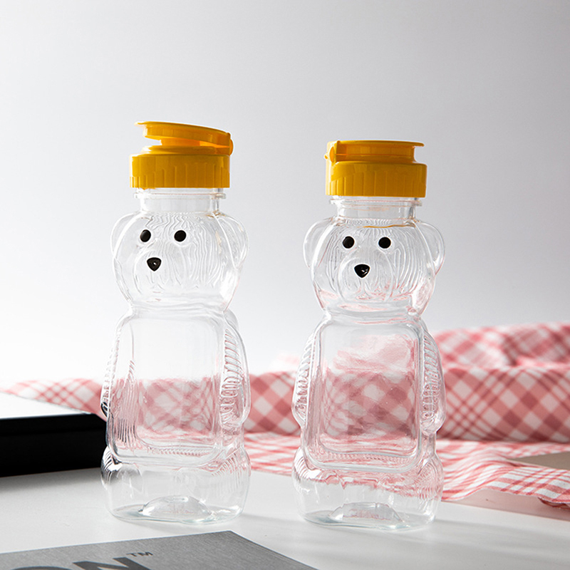 Sauce Squeeze Bottle - プラスチック製絞り調味料ボトル,蜂蜜,ソース,マスタード,ジャムディスペンサー,230ml, 1個