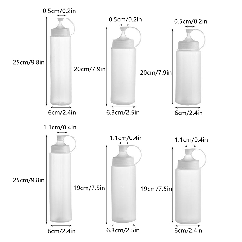 Sauce Squeeze Bottle - キッチン調味料サラダソースオリーブオイルボトル350/450/600MLスクイーズソースボトル調味料ディスペンサー大口防塵