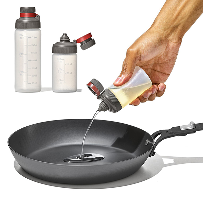3/6オンス漏れ防止スクイーズボトルスケール付きキッチンサラ - Sauce Squeeze Bottle のレビューと価格