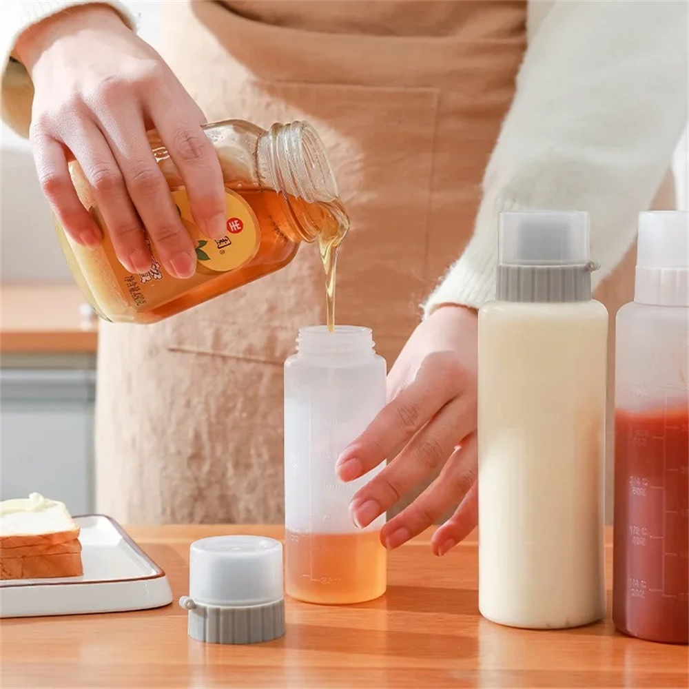 5穴調味料絞り出しボトル、ケチャップ、マスタード、ホットソー - Sauce Squeeze Bottle のレビューと価格