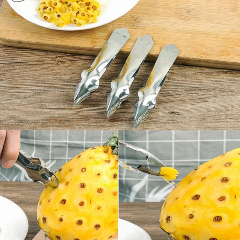 パイナップルコアラースライサーカッター パイナップルアイリム - Pineapple Corer Slicer のレビューと価格