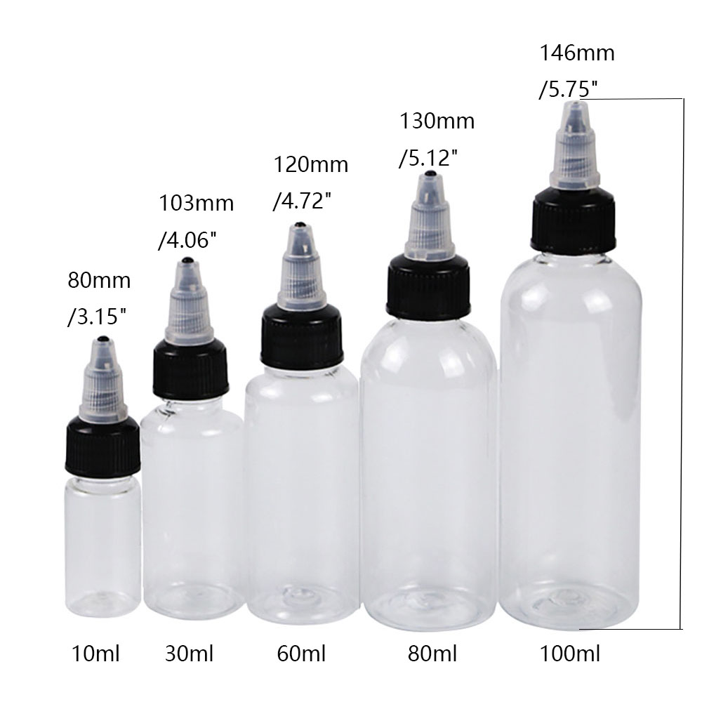 10/30/60/80/100ml ノズル付き絞り出し調味料 - Sauce Squeeze Bottle のレビューと価格