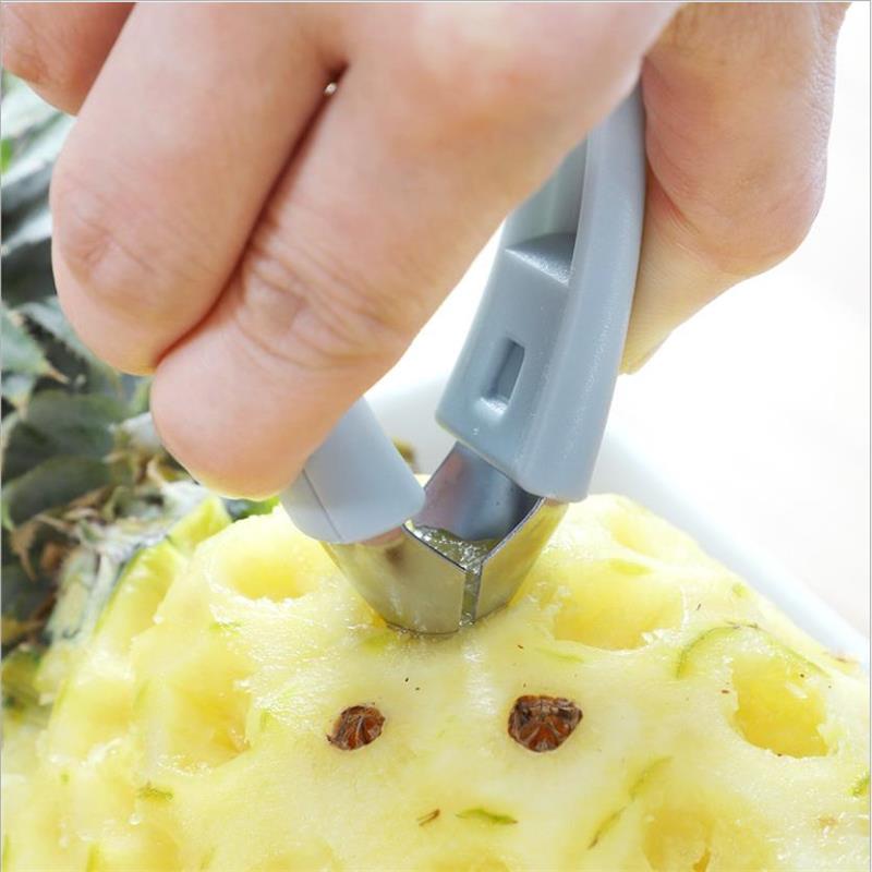 ステンレス鋼トマト茎イチゴ葉リムーバーパイナップル種子カッタ - Pineapple Corer Slicer のレビューと価格