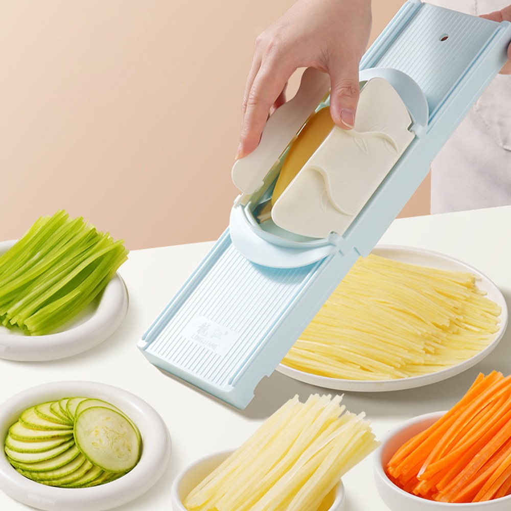 プラスチック製ポテトスライサー 青色ステンレス鋼刃 ポテトス - Meal Prep Potatoes のレビューと価格