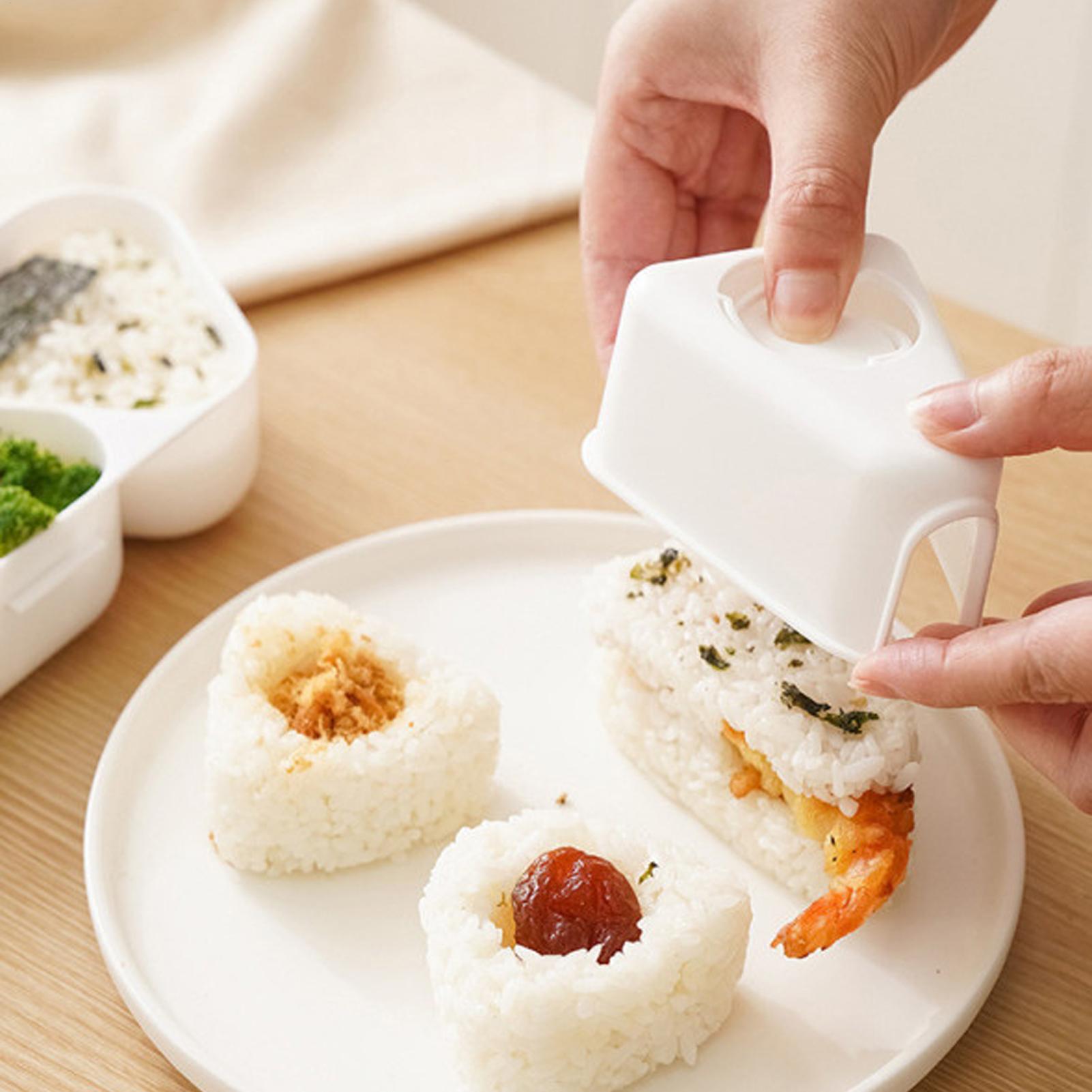 おにぎりメーカー 日本製 ポータブルキッチンツール 再利用可 - Meal Prep With Rice のレビューと価格