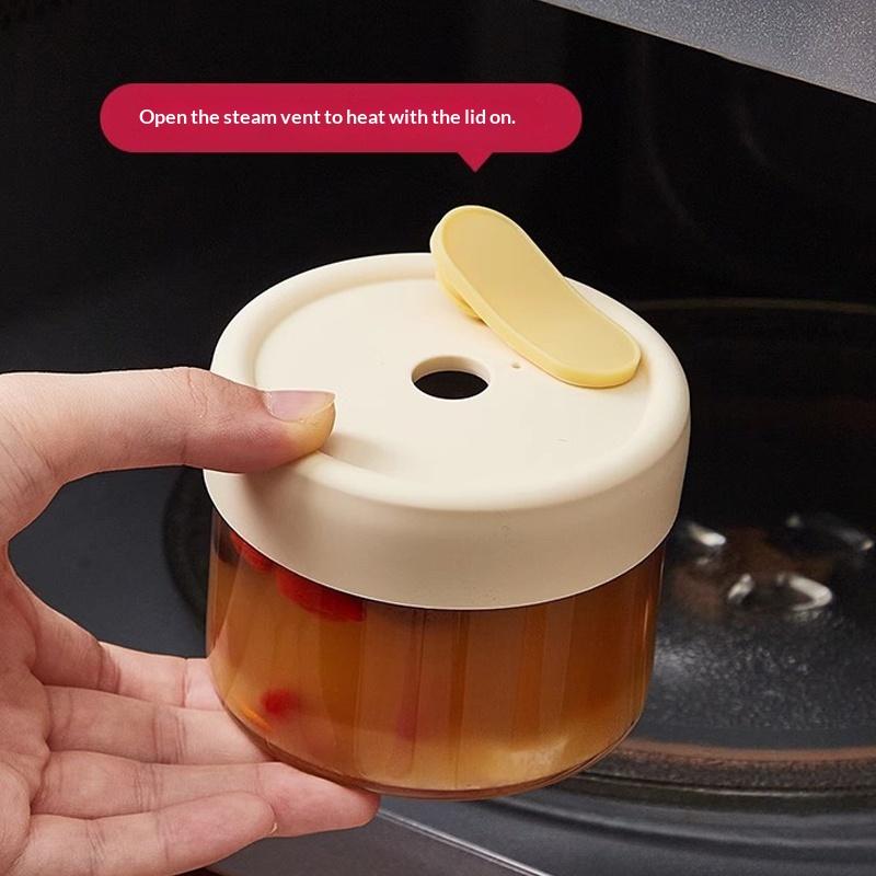 食品保存瓶 密封シリコン蓋付き 耐熱電子レンジ対応 スープジ - Meal Prep Juice Bottles のレビューと価格