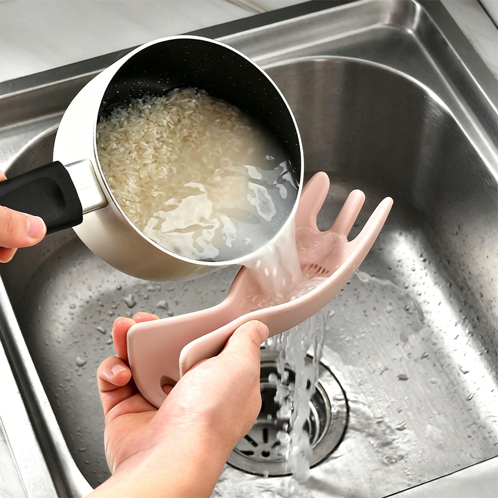 米こし器 シリコン製 多機能パドル 米洗い器 穀物豆類用 家 - Meal Prep With Rice のレビューと価格