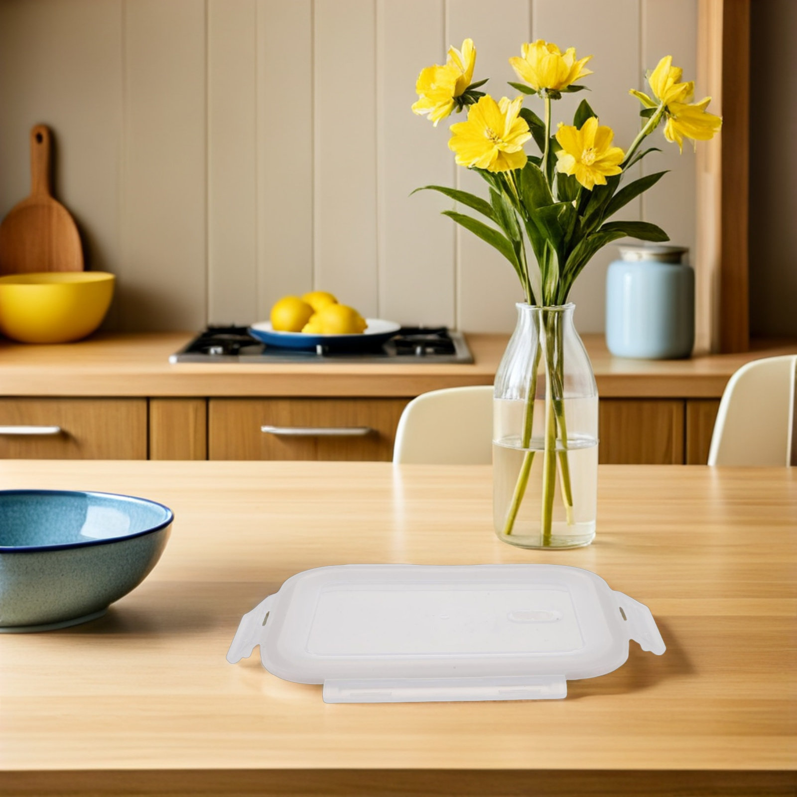 気密性のある長方形容器蓋 シリコンシール漏れ防止ガラス製ラン - Meal Prep Glass Containers With Lids のレビューと価格
