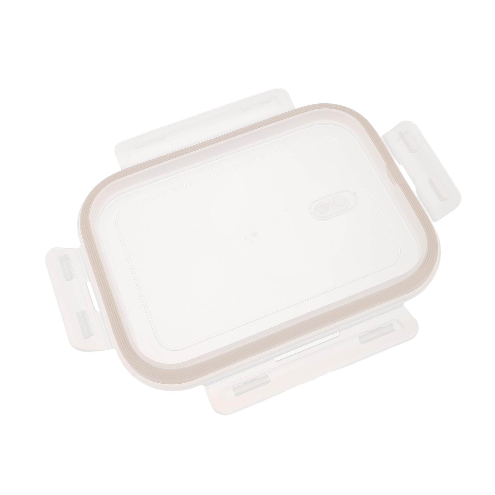 気密性のある長方形容器蓋 シリコンシール漏れ防止ガラス製ラン - Meal Prep Glass Containers With Lids のレビューと価格