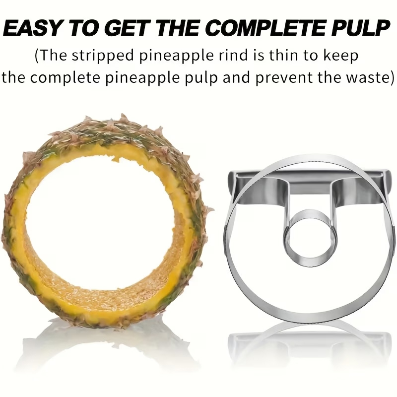 パイナップルピーラー芯抜きツール、コアラースライサーピーラー - Pineapple Corer Slicer のレビューと価格