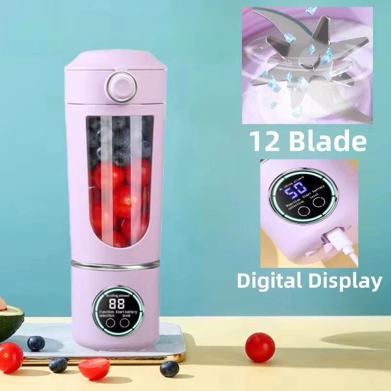 新しいポータブルジュースメーカーブレンダー、シェイクやスムー - Meal Prep Juice Bottles のレビューと価格