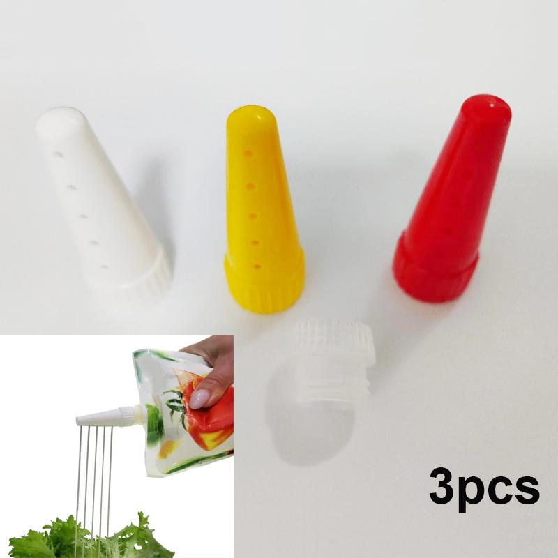 【H】3個/セット キッチンケチャップスクイーズボトル プラ - Sauce Squeeze Bottle のレビューと価格