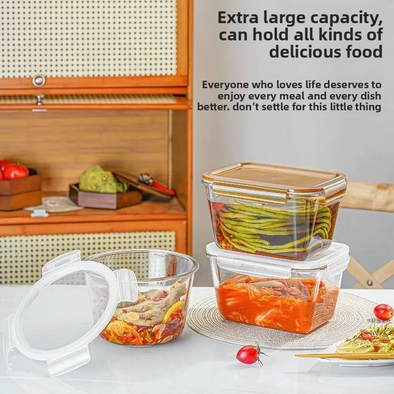 大容量ガラス製食品保存容器（蓋付き）、ホウケイ酸ガラス製ミー - Meal Prep Glass Containers With Lids のレビューと価格