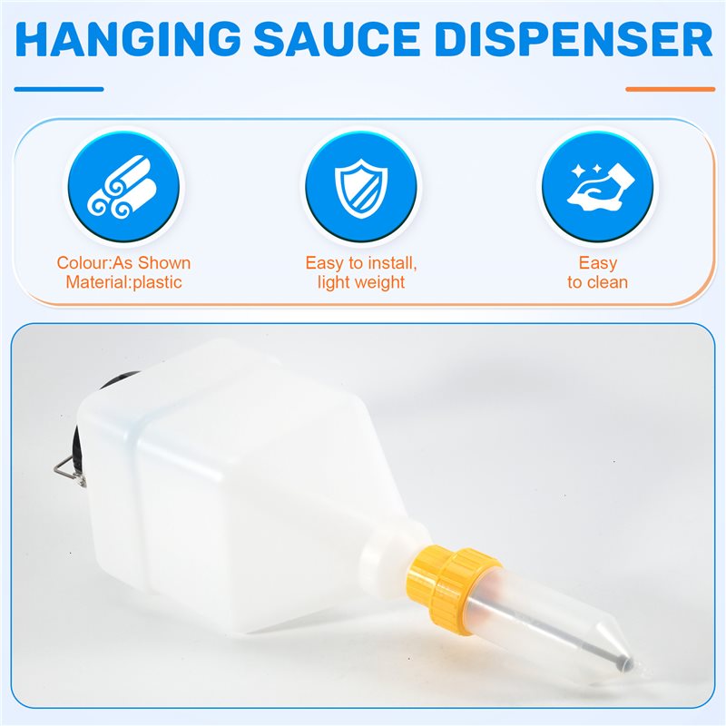 AB47-5.5L ソースボトル スクイーズボトル 吊り下げ - Sauce Squeeze Bottle のレビューと価格