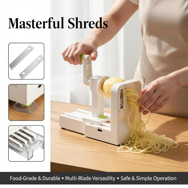 ステンレス製ポテトヌードルメーカー 4-in-1 野菜スパイ - Meal Prep Potatoes のレビューと価格