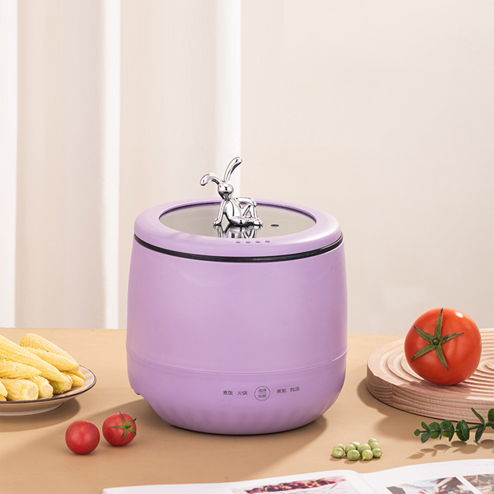 スマート電気ミニ炊飯器 18L ノンスティックコーティング  - Meal Prep With Rice のレビューと価格