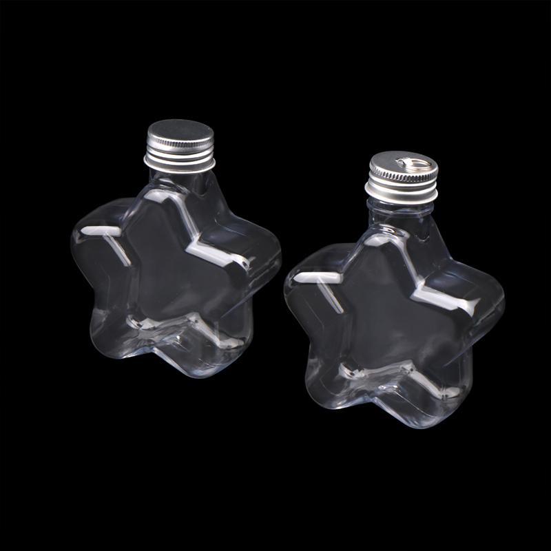 家庭用 200 ミリリットル星型プラスチックボトルクリアミル - Meal Prep Juice Bottles のレビューと価格