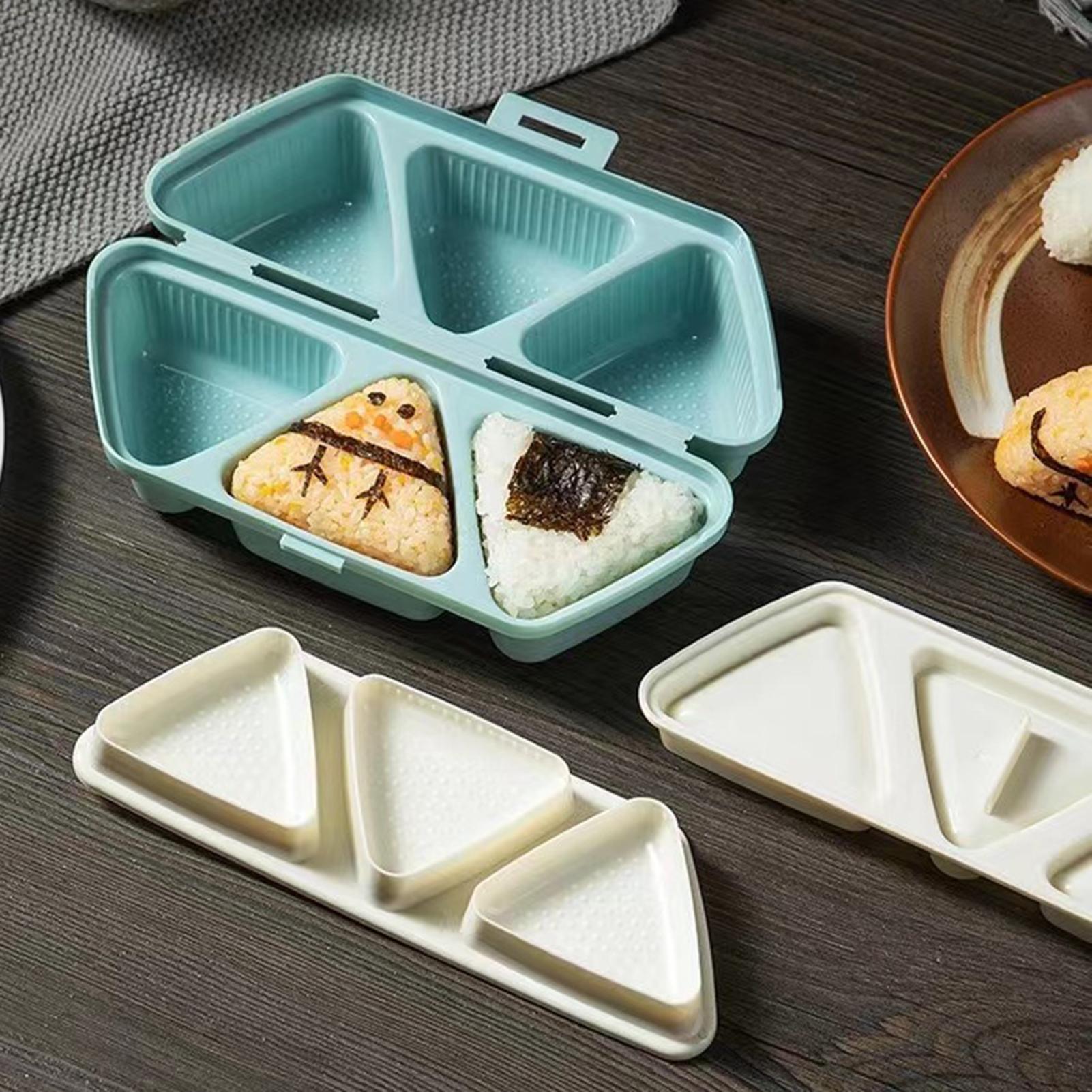 寿司型メーカー 6個取り 三角形おにぎり型 弁当箱ツール ノ - Meal Prep With Rice のレビューと価格