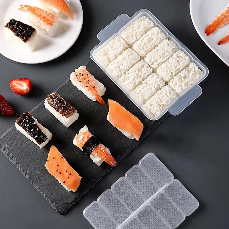 新しい10個取りおにぎり型、蓋付きノンスティックPPクリア容 - Meal Prep With Rice のレビューと価格