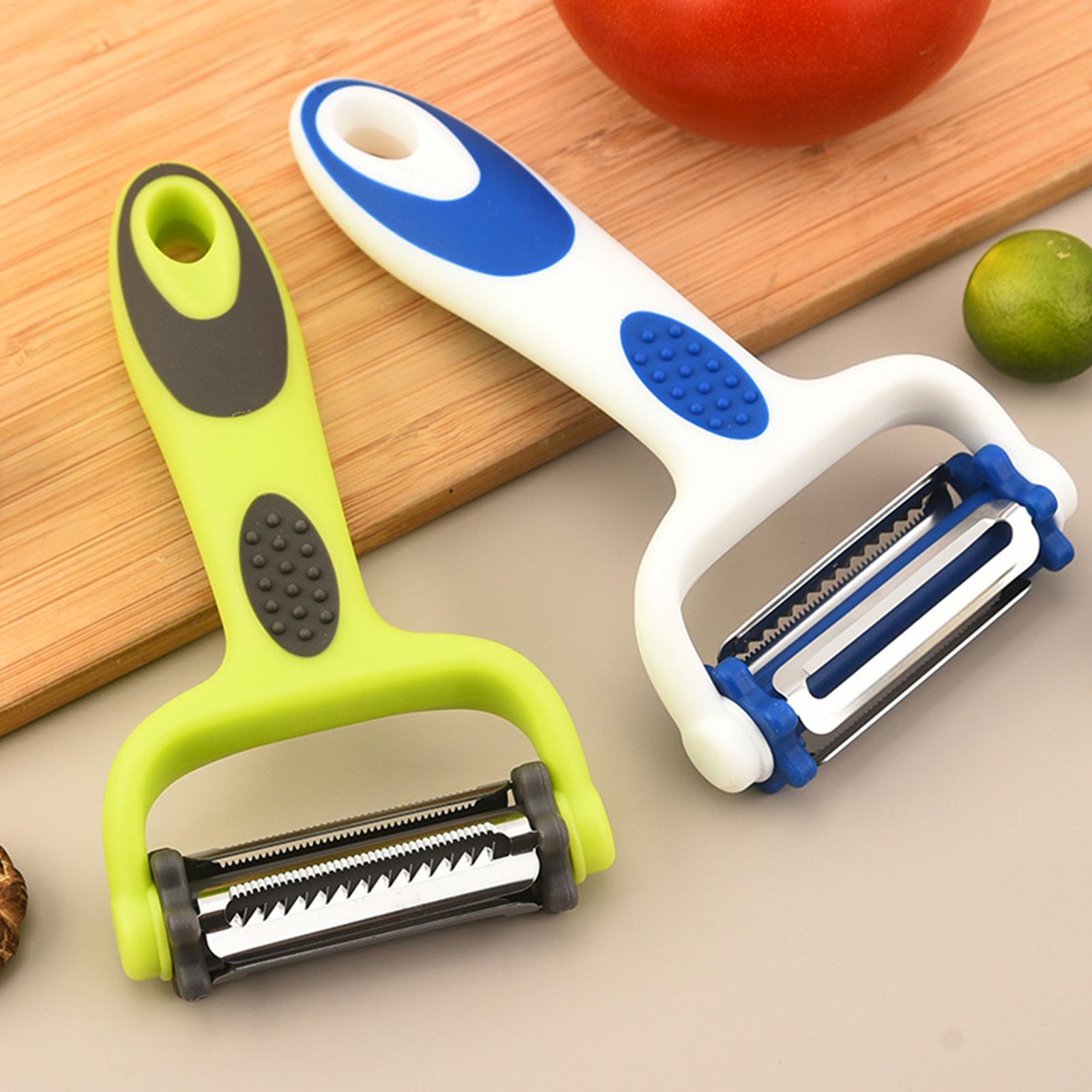 3in1キッチンピーラー多機能回転式シュレッダーおろし金、果 - Meal Prep Potatoes のレビューと価格