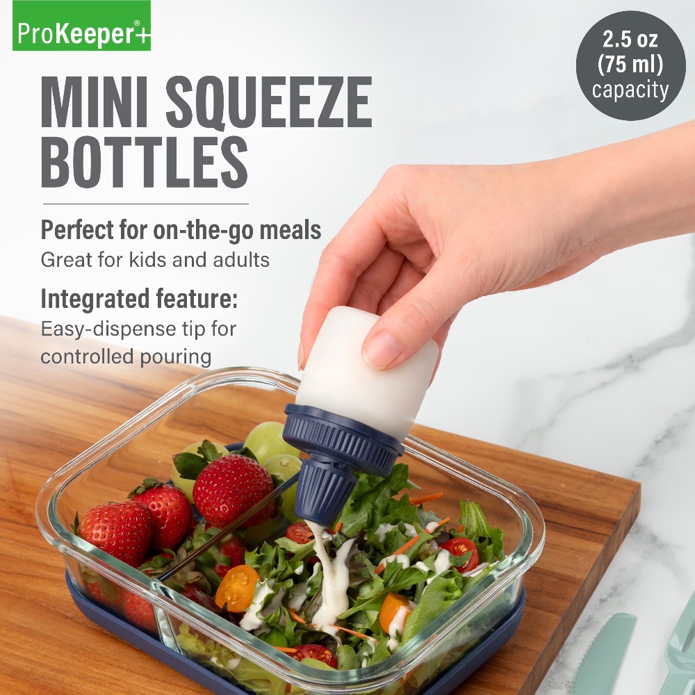 シリコン製スクイーズボトル ブルー 再利用可能な食品保存容器 - Sauce Squeeze Bottle のレビューと価格
