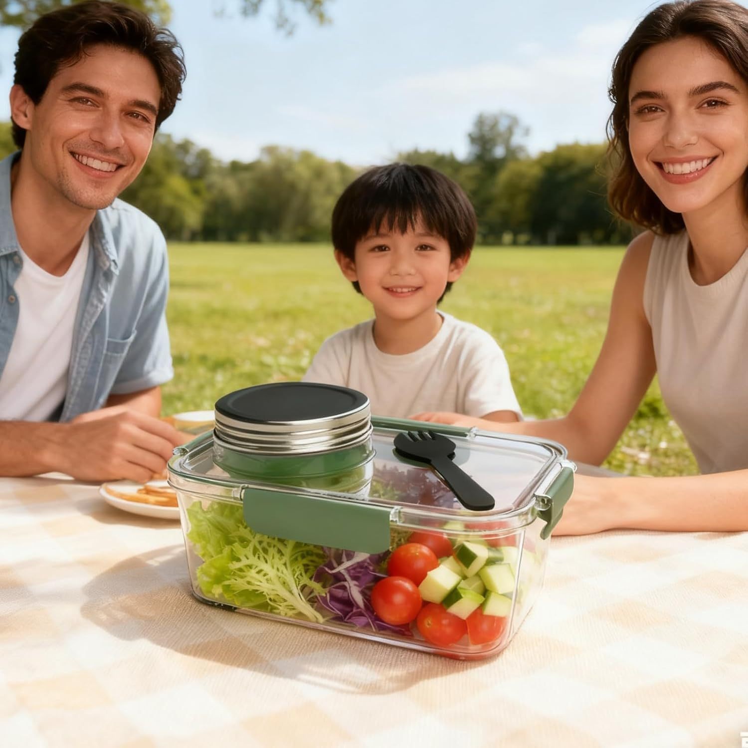 ソーラーポッドジャー食品保存容器、食事準備容器、サラダ容器、 - Meal Prep Jar Salad のレビューと価格