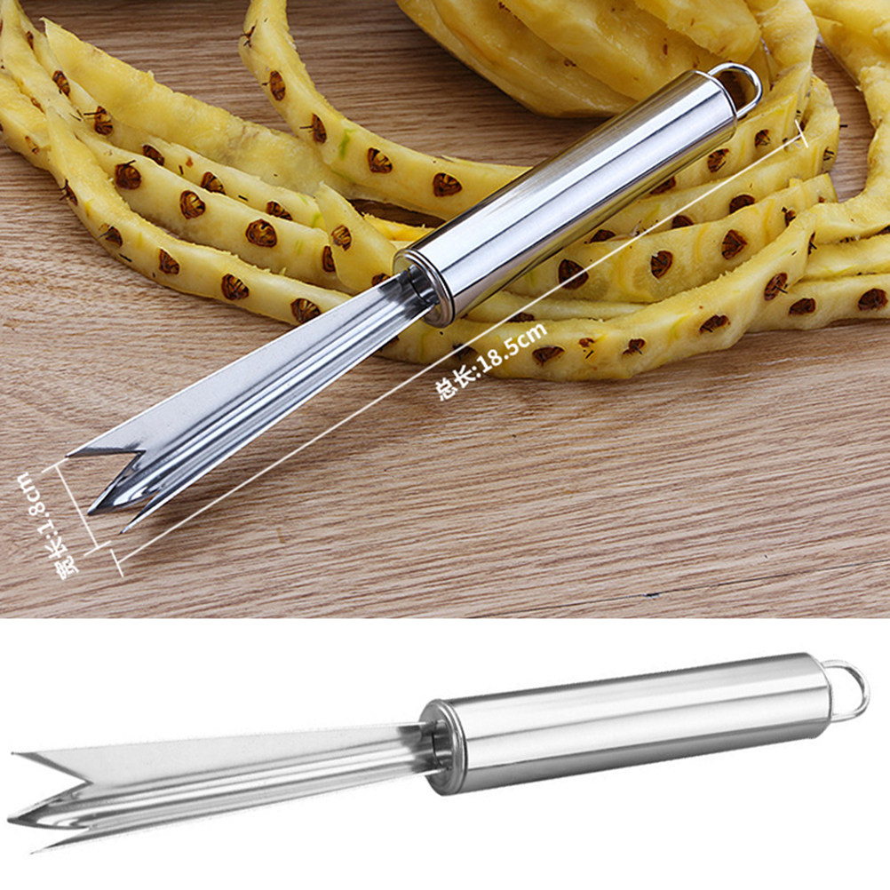 4個入りステンレス製パイナップル皮むき器、皮剥き器、芯取り器 - Pineapple Corer Slicer のレビューと価格
