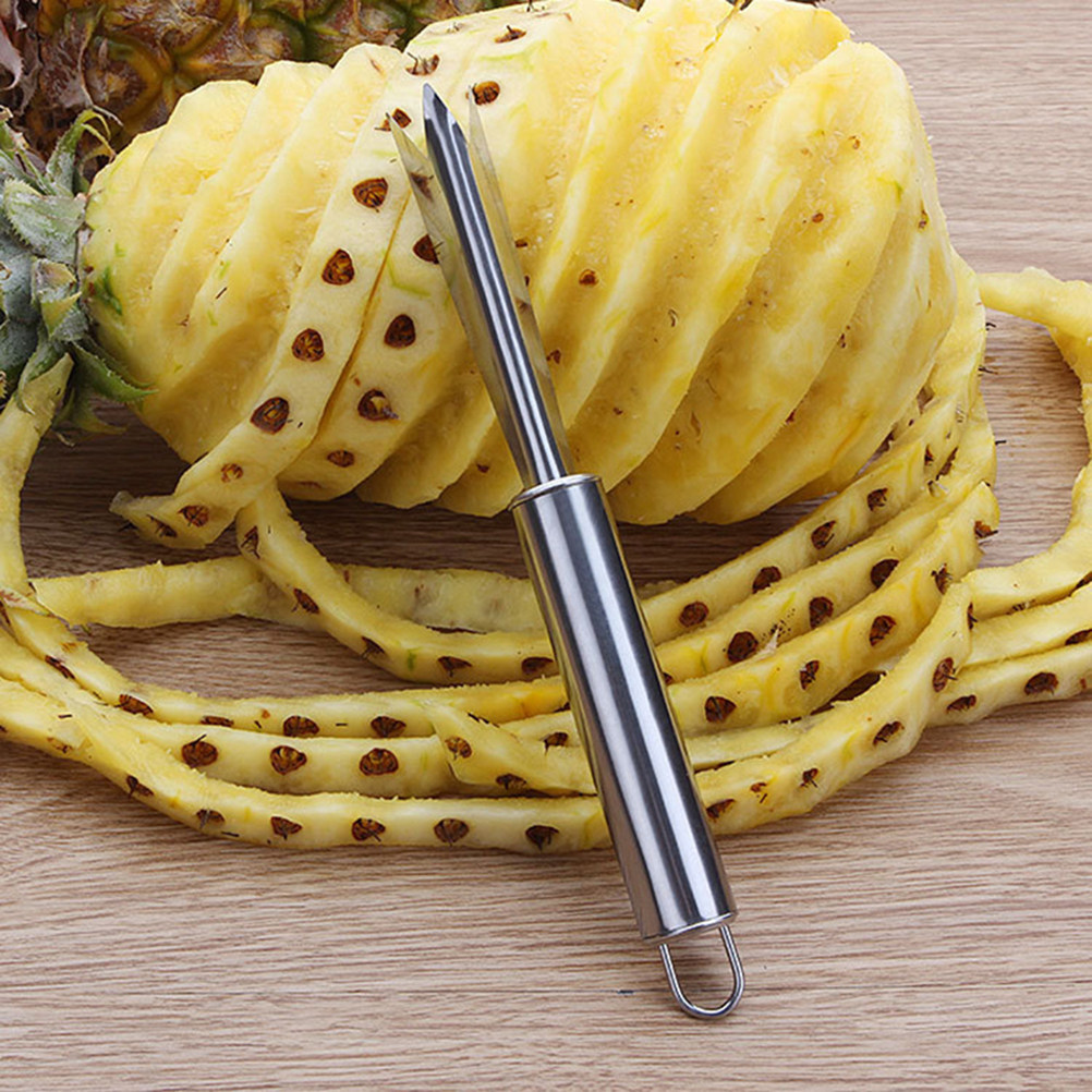 4個入りステンレス製パイナップル皮むき器、皮剥き器、芯取り器 - Pineapple Corer Slicer のレビューと価格