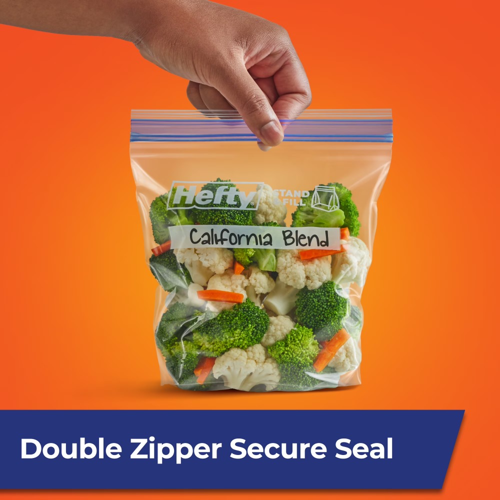 50枚入りクォート耐久性のあるプッシュ式ジップロック冷凍庫バ - Meal Prep Ziplock のレビューと価格