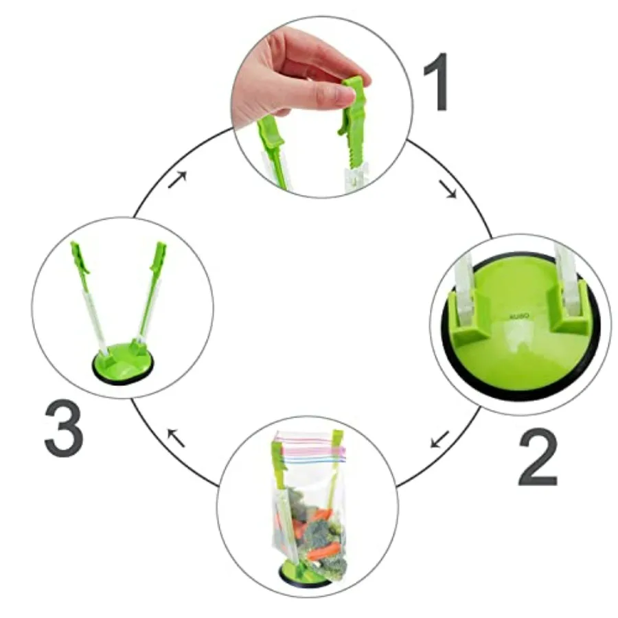 食品準備用バギーラックホルダー/ジップロックバッグ、食事計画 - Meal Prep Ziplock のレビューと価格