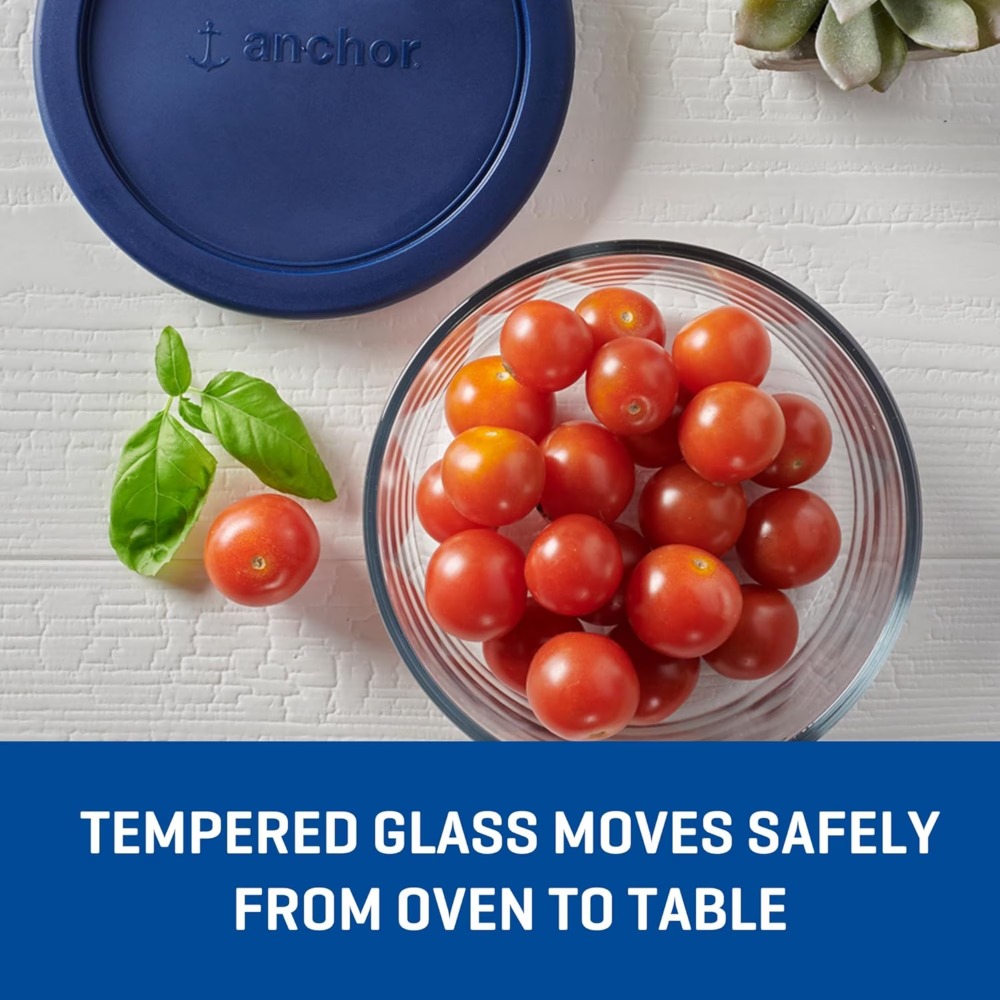 2個セット 丸型ガラス製食品保存容器 気密蓋付き 4カップ容 - Meal Prep Glass Containers With Lids のレビューと価格