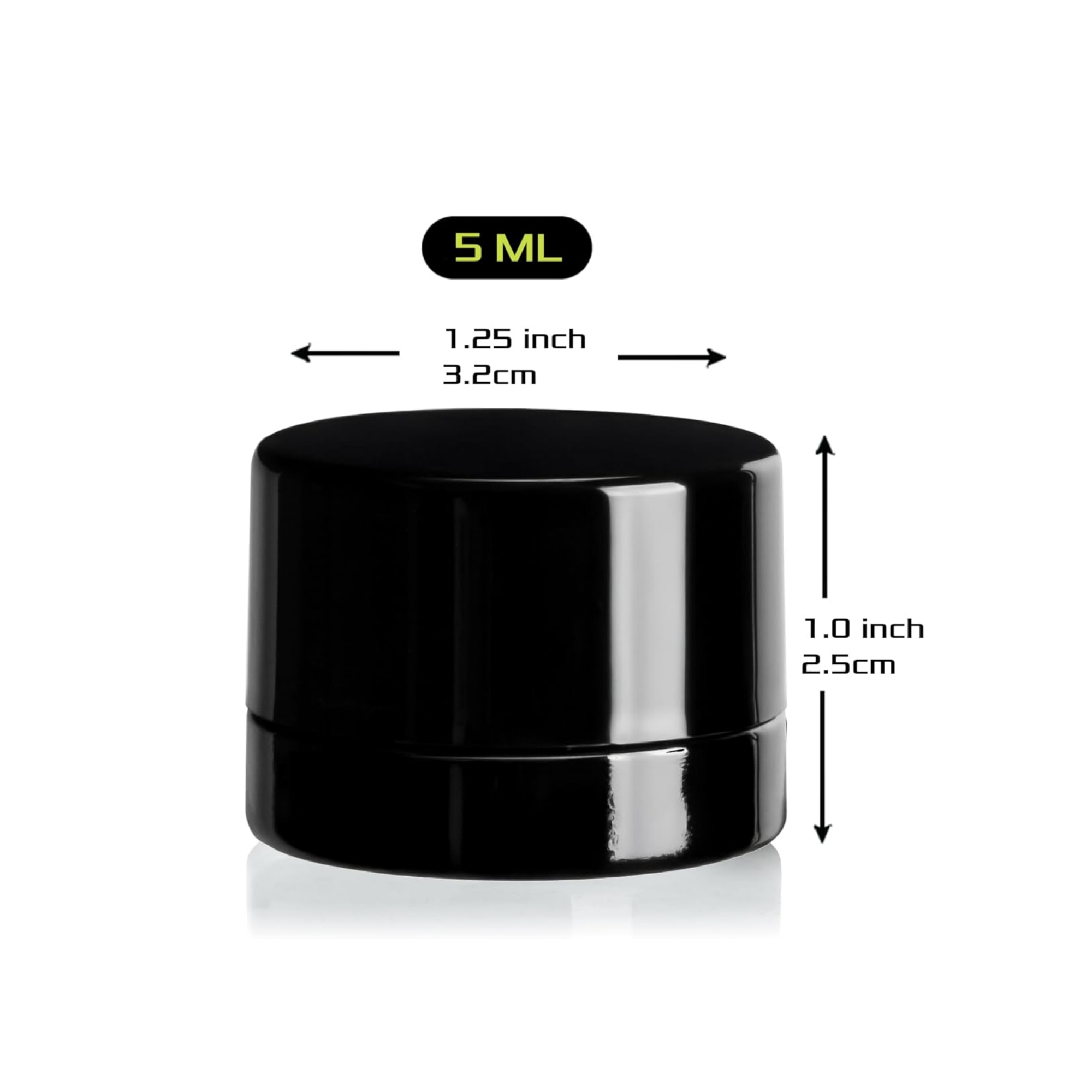 5mlの厚い黒いガラス瓶、チャイルドレジスタント蓋付き -  - Meal Prep Glass Containers With Lids のレビューと価格