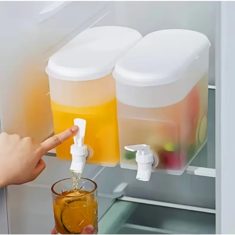 飲み物ディスペンサー、蛇口付き3.5L透明プラスチックピッチ - Meal Prep Juice Bottles のレビューと価格