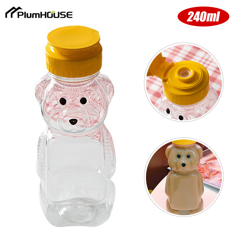 1個230ミリリットル調味料クマの形ペットボトルケチャップマ - Sauce Squeeze Bottle のレビューと価格