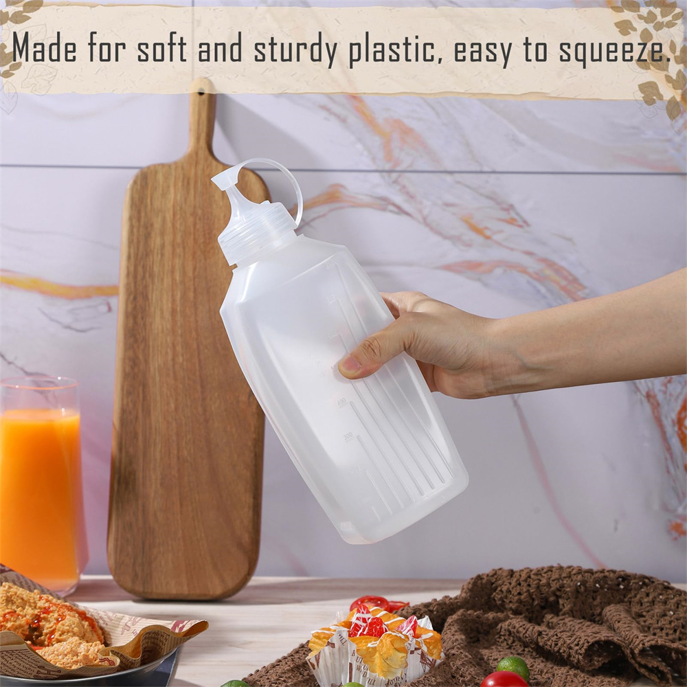 1パック800/1000mlプラスチック製スクイーズソースボ - Sauce Squeeze Bottle のレビューと価格