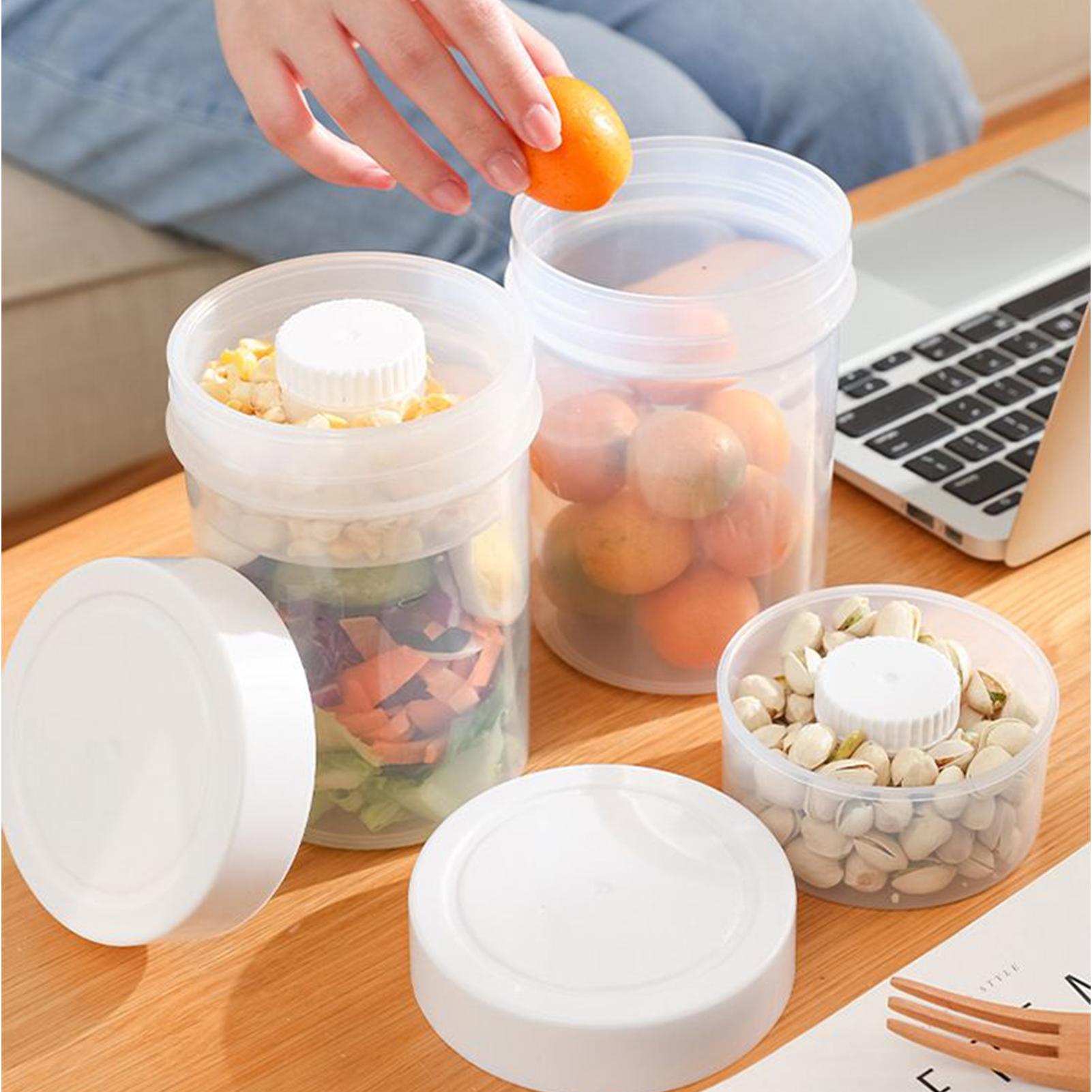 蓋付きサラダジャー 食事の準備 750ml ポータブル 湿式 - Meal Prep Jar Salad のレビューと価格