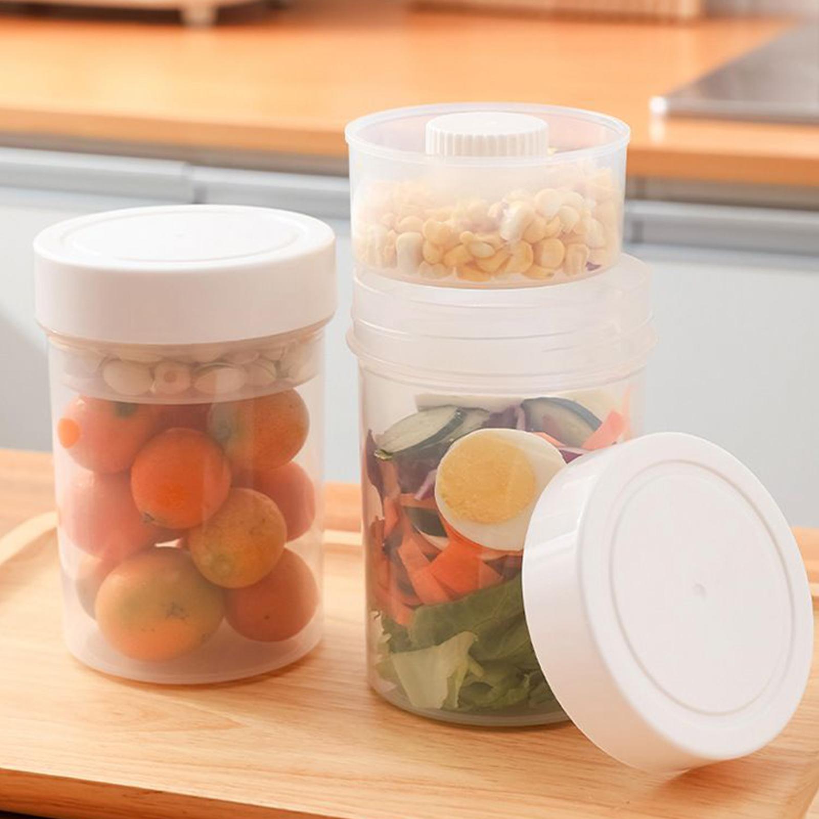 蓋付きサラダジャー 食事の準備 750ml ポータブル 湿式 - Meal Prep Jar Salad のレビューと価格