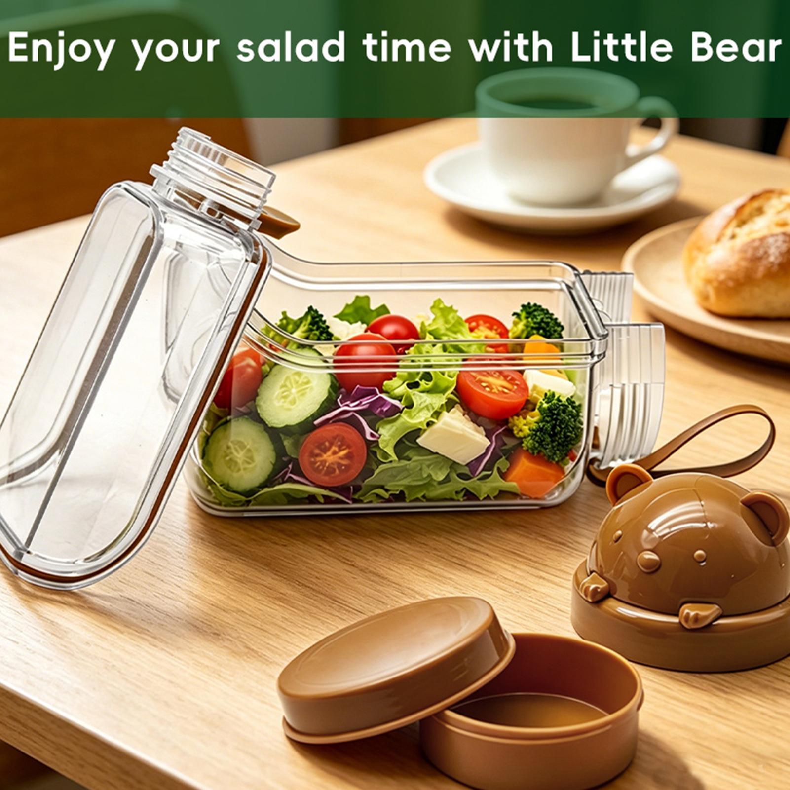 食事準備用ジャー ポータブル漏れ防止食品容器 サラダ容器 ラ - Meal Prep Jar Salad のレビューと価格