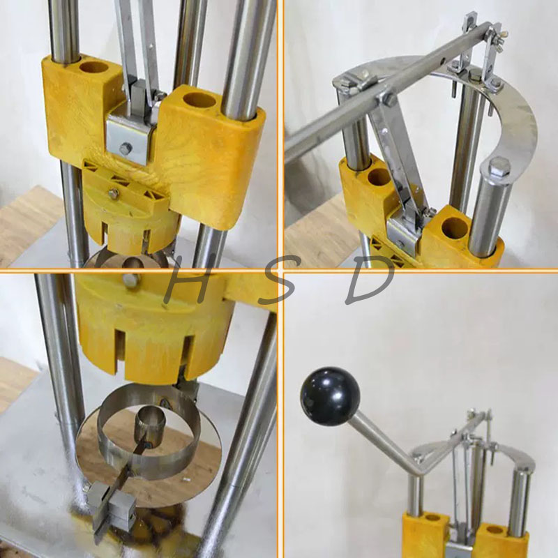 手動式工業用パイナップル皮むき・芯抜き・スライス機 - Pineapple Corer Slicer のレビューと価格